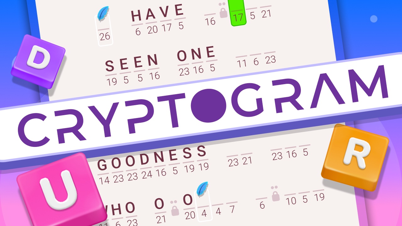 Image Cryptogram: Word Brain Puzzle